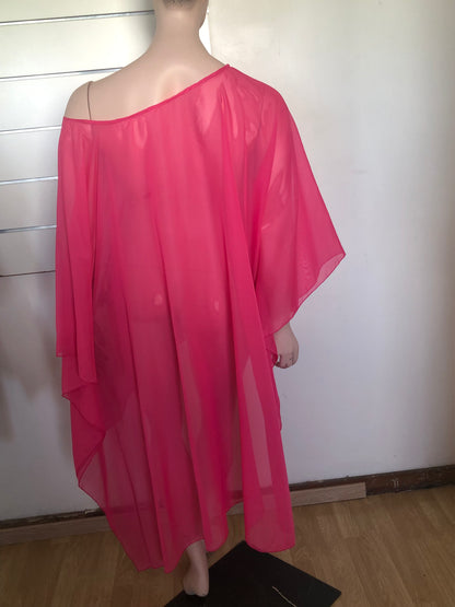 Tunique en voile asymétrique couleur Frushia
